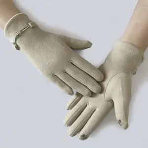 冬の工場割引プレミアム品質のためのBSCIメーカーファッショナブルな女性用手袋