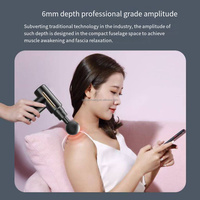 Pistolet de massage des tissus profonds, masseur vibrant portable pour l'entraînement musculaire, la physiothérapie et le soulagement des douleurs dorsales