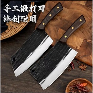 Cuchillo de cocina forjado, totalmente de acero, acero con alto contenido de manganeso, acero inoxidable para el hogar, afilado, cuchillo para cortar carne ultra rápido - Product Image 5