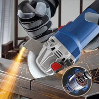 Polisseuse d'angle coulissante multifonctionnelle sans balais, électrique, robuste, de qualité industrielle, pour bricolage, 11000 tr/min, avec disque de meulage
