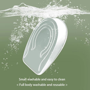 Soletta Rialzante in Silicone, Mezza Soletta Femminile, Strumento Invisibile per Aumentare l'Altezza Maschile con Assorbimento degli Urti, Cuscinetto Trasparente per Tallone - Product Image 5