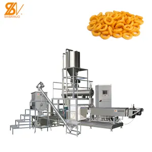 Expanded mais snacks herstellung linie käse snacks verarbeitung anlage automatische mais schnaufend ball snacks lebensmittel maschine