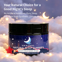 Complément Alimentaire Marque Blanche Qualité Supérieure Végétalien Naturel Gommes Sommeil aux Herbes pour la Relaxation et l'Antioxydation des Adultes