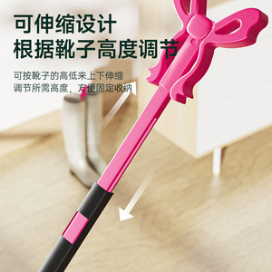 Clip de soporte para botas LEC, para botas largas y cortas, plegable, tipo soporte, rojo, 2 piezas, organizador de zapatos - Product Image 3