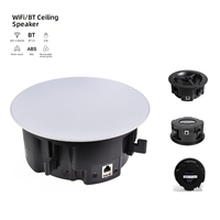 Haut-parleur de plafond intelligent WiFi 6,5 pouces, coaxial actif, contrôle par application, AirPlay, DLNA, audio multiroom pour maison, villa, hôtel