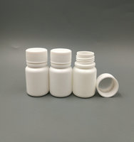 15ml PEHD blanc en plastique petites bouteilles de pilules 15cc pharmaceutique comprimé Capsule bouteille d'emballage avec bouchon à vis pour l'utilisation de la médecine