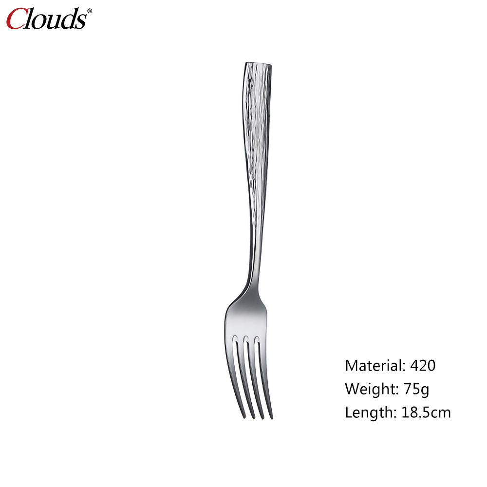 Silvery-Dessert fork