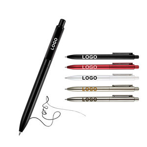 Stylo Gel Personnalisé avec Logo en Plastique – Vente en Gros – Pointe Balle 1,00 mm – Recharges – Publicité – Signature – Papeterie Personnalisée – Impression de Logo - Product Image 1