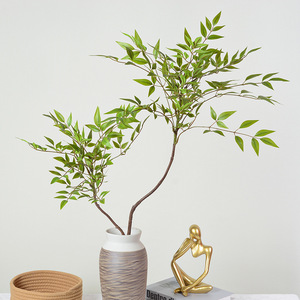 Plante artificielle Nandina Domestica Flower Delight 110 cm en plastique moulé par injection pour décoration intérieure et présentation de mariage - Product Image 1