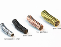 Fermoir à pression en acier inoxydable, fermoir à baïonnette pour bracelet en cuir, fermoir à pression cylindrique pour bracelet
