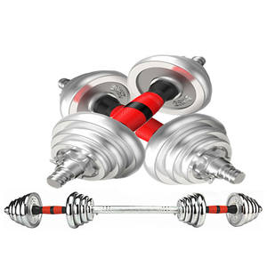 Set di Manubri Regolabili Staccabili da 10/20/30 kg, Attrezzatura per Fitness, <span class=keywords><strong>Bilanciere</strong></span> e Manubri per Sollevamento Pesi - Product Image 5