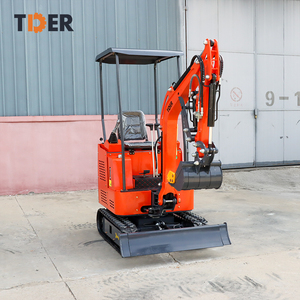 Mini-excavatrice sur chenilles TDER, poids réel, prix compétitif, 1 tonne, 1,2 tonne, 1,5 tonne, avec moteur EPA 5 - Product Image 4