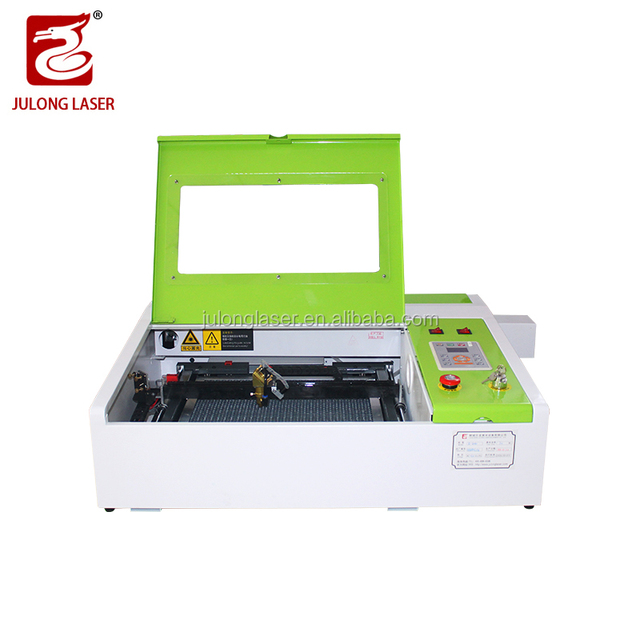High Power Laser 40W 50W CO2 K40 Laser Engraving Machine Cutting Fabric Artificial Leather Label