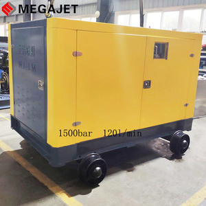 Machine d'hydrodémolition de béton Équipement de préparation de surface à grande échelle 1500 bar Système de nettoyage de chantier naval 120 L/min - Product Image 6