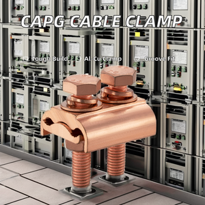 Tùy chỉnh đúc chết IEC 61238-1 điện phân phối điện vít cpg bu lông nhôm cáp đồng phụ kiện rãnh song song - Product Image 2