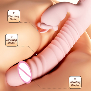 Jouet réaliste vibrant pour femmes, vibromasseur incurvé pour point G avec mouvement puissant, jouet vibrant silencieux pour adultes pour couples et usage solo - Product Image 2