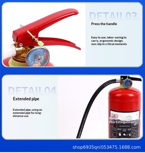 Nouvel <span class=keywords><strong>extincteur</strong></span> standard national 4 kg pour <span class=keywords><strong>chantier</strong></span>, atelier, entrepôt, usage domestique, équipement incendie monté sur véhicule - Product Image 3