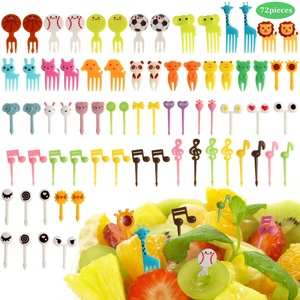 Bento picks food grade animals shape food lunch sticks lunch box accessori per bambini - Product Image 1