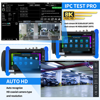 Testeur de caméra CCTV Rsrteng IPC-7600COVTADHS Plus, moniteur 7 pouces, testeur de câble de caméra IP 8K, testeur de câble 4K TVI CVI AHD SDI OPM TDR WiFi