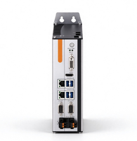 CANGHAN NP-6122 NP-6132 PC Industri Box untuk Rel DIN Generasi ke-6~11 Core Dual Gigabit LAN 2*RS232/485 Temperatur Lebar