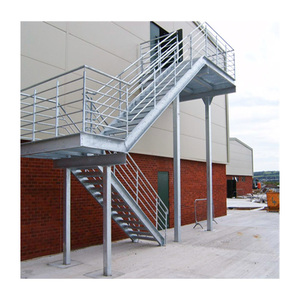Escaleras Metálicas Prefabricadas de Acero Galvanizado Antideslizantes para Exteriores, Gran Oferta - Product Image 1
