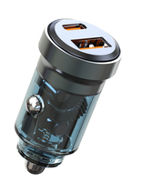 Chargeur de voiture double port 35W Max QC 3.0 + PD 35W, adaptateur de charge rapide pour iPhone et Android