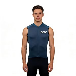 Gilet de cyclisme unisexe professionnel de haute qualité, imperméable, coupe-vent, écologique, à séchage rapide, multi-poches, pour l'entraînement et les événements cyclistes - Product Image 4