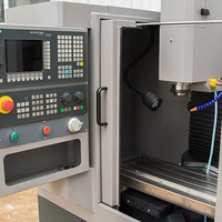 Mini fraiseuse CNC verticale en métal à 3 axes et 4 axes de Chine, prix de vente