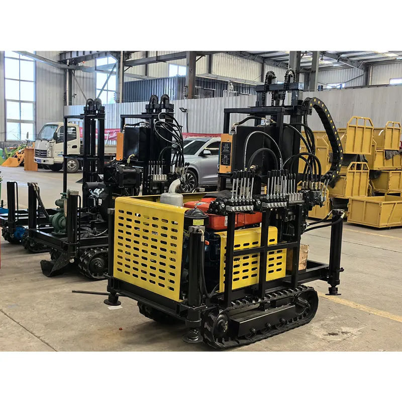 cheap 200m bore hole portable rotary hydraulic drill rig for sale