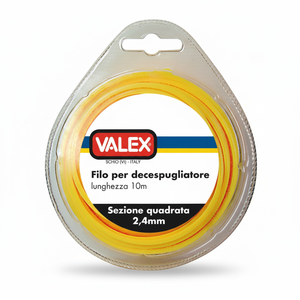 VALEX 2.4mm quadrato decespugliatore filo fonte di alimentazione benzina 1484055 testa di rifinitore in alluminio - Product Image 1