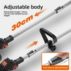 Tondeuse à <span class=keywords><strong>gazon</strong></span> électrique industrielle rechargeable à affichage numérique 21V lame en acier au carbone 450W puissance batterie au Lithium <span class=keywords><strong>désherbant</strong></span> pour - Product Image 3