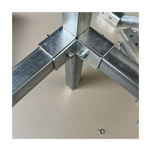 Connecteur d'angle droit à 90 degrés pour tube carré, 2 voies, 3 voies, 20mm, 25mm, 30mm, pour tube droit et en angle - Product Image 6