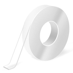 DEFOO Ruban Adhésif Double Face Réutilisable en PU/PVC Thermofusible, Durable, Nano, Lavable, Imperméable, Transparent, Sans Résidu, pour Affiches Murales - Product Image 4