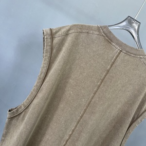 T-shirt Homme DiFan en Gros 100% Coton Haute Qualité 180 Grammes Col Rond Manches Courtes Style Urbain Coupe Droite Bord Roulé - Product Image 4