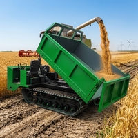 Mini-Raupendumper 500kg Hydraulischer Raupentransporter Gummiketten-Schubkarre Direktverkauf vom Hersteller