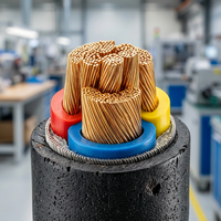 Cable de Alimentación Ignífugo Cu/XLPE/LSZH, Cable Flexible Retardante de Llama LSZH para Metro, Aeropuertos y Centros de Datos