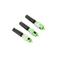 Conector de Fibra Óptica SC Fast Fiber FIBERVISION HX10 SM FTTH para Uso en Campo, Equipo Óptico de Alta Calidad