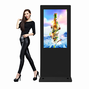2022 साल खड़ी पोर्टेबल touchtouch स्क्रीन मशीन निविड़ अंधकार विज्ञापन मशीन 4K अल्ट्रा स्पष्ट विज्ञापन मशीन - Product Image 4