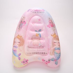 Mermaid <b>Inflatable</b> Swim Float For Kids 0.35mm PVC Back Float Learning To Swim - Product Image 1