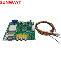 Carte de conversion de signal GBS-8200 RGB CGA EGA YUV VGA LCD HD pour borne d'arcade, PCB vert en plastique, version anglaise