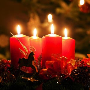 Candele coniche rosse in paraffina, lunghezza 25 cm, diametro 2,2 cm, durata 8 ore, per uso decorativo - Product Image 6