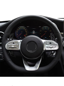 Palettes de changement de vitesse magnétiques pour Mercedes Benz <span class=keywords><strong>A45</strong></span> W176 C260 E300L Classe <span class=keywords><strong>S</strong></span> AMG en fibre de carbone - Product Image 4