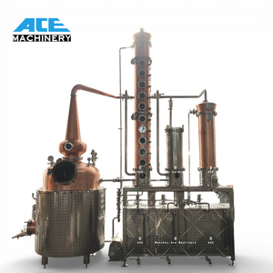 Équipement de distillation de brandy 200L, alambic en cuivre, machine à distiller l'alcool, chauffage au gaz GPL - Product Image 1