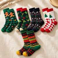 Chaussettes de Noël en tricot extensible, taille unique, pour toute la famille, lot en gros pour la saison des fêtes d'hiver