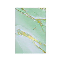 Panneau mural en PVC marbré brillant avec revêtement UV, épaisseur 2 mm, 3 mm, 5 mm, longueur personnalisable pour hall d'hôtel, villa