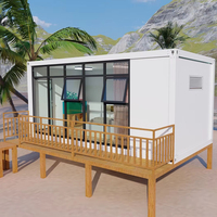 Maison Conteneur Modulaire Mini-Hôtel Directement de l'Usine, Coupe-Vent, Confortable, Haute Qualité, Personnalisée, Mobile