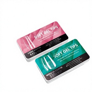 Puntas <span class=keywords><strong>de</strong></span> <span class=keywords><strong>Uñas</strong></span> <span class=keywords><strong>de</strong></span> <span class=keywords><strong>Porcelana</strong></span> Blancas en Caja, Diseño <span class=keywords><strong>de</strong></span> Mármol Esmerilado sin Costuras, <span class=keywords><strong>Uñas</strong></span> Artificiales para Salón <span class=keywords><strong>de</strong></span> Belleza - Product Image 1