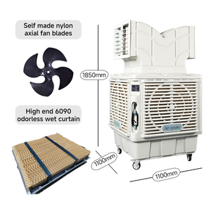 Hot bán 18000cmh nhà máy nước nhiệt độ bay hơi CPU công nghiệp điều hòa không khí cho hội thảo làm mát với các thành phần cốt lõi động cơ bơm - Product Image 4