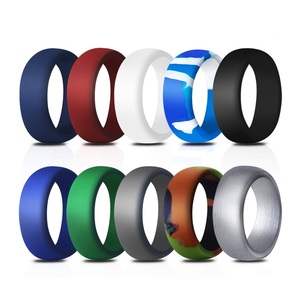 Affordable <strong>Silicone</strong> Rubber <strong>Wedding</strong> <strong>Bands</strong> Durable Comfortable Rings - Product Image 4
