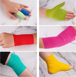 Bandage 10 Cm Non-Tissé Auto-Adhésif Animal Jambe Cheval Fournitures Fer À Cheval Wrap Élastique Adhésif Bandage pour Cheval - Product Image 5